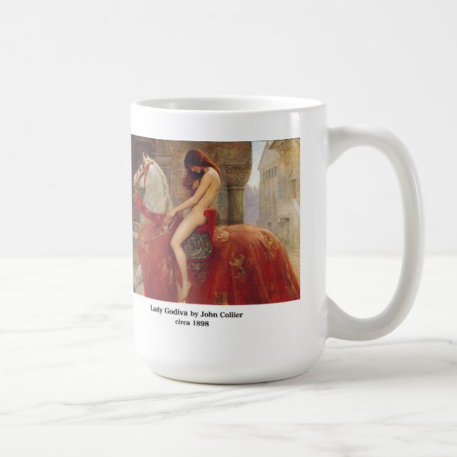 Lady Godiva, by John Collier Coffee Mug (Right)