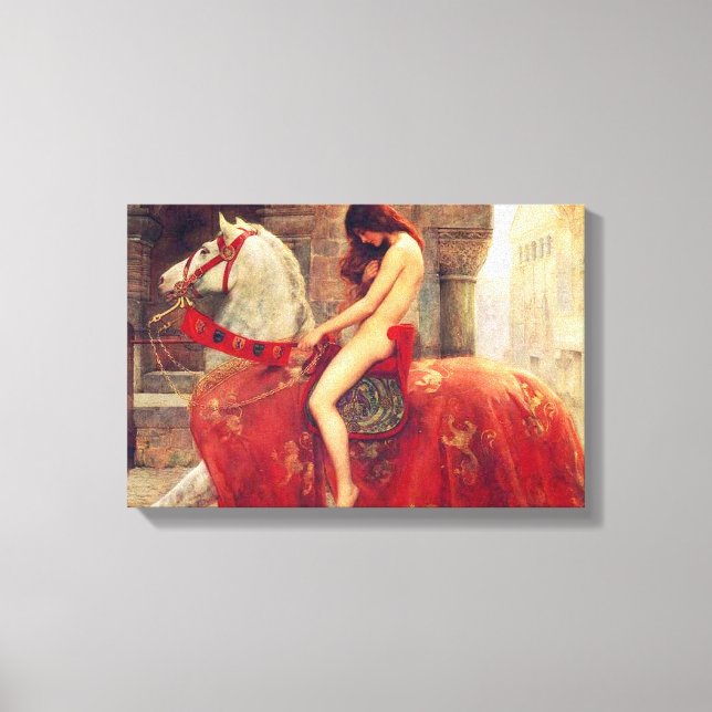 Lady Godiva Canvas Print (Front)