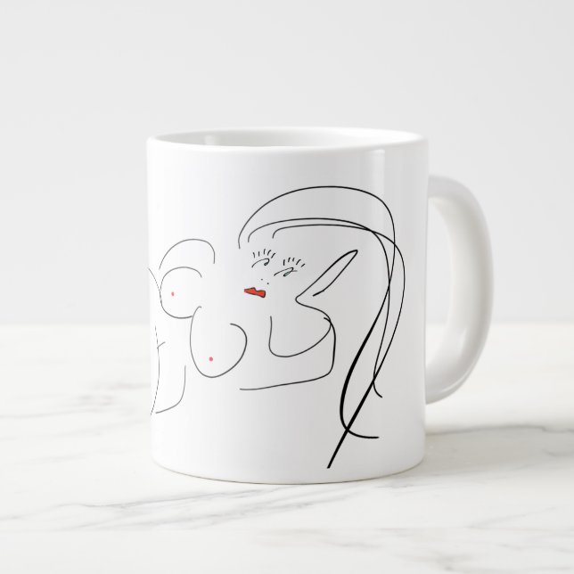 LADY GODIVA Jumbo Mug (Front Right)