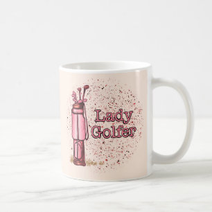 Lady Golfer Coffee Mug