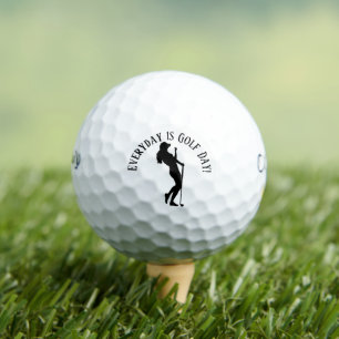 Lady Golfer Custom Golf Balls
