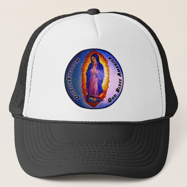 Lady Guadalupe Blessing Trucker Hat (Front)