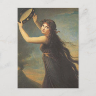 Lady Hamilton by Elisabeth Vigee Le Brun Postcard
