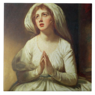 Lady Hamilton Praying Tile