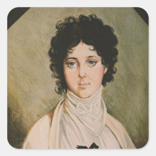 Lady Hamilton Square Sticker
