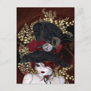 Lady Hatter Postcard