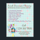 Lady House Keeper Maid Janitorial Cleaning Flyer<br><div class="desc">Lady House Keeper Maid Janitorial Cleaning Flyer</div>