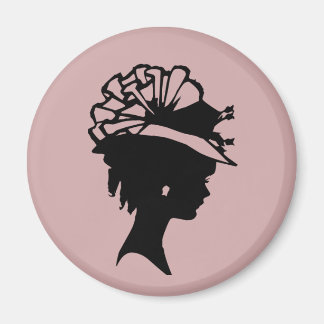 Lady in a Bonnet 7 Blush Pink AH2010 Magnet