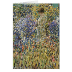 Lady in a Garden by Frederick Frieseke, Fine Art