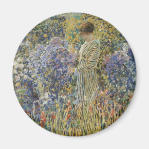 Lady in a Garden by Frederick Frieseke, Fine Art Magnet