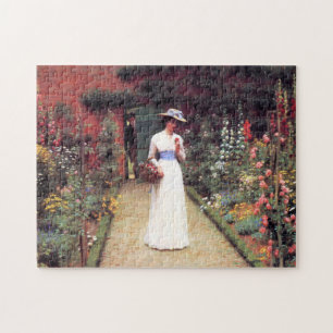 Lady in a Garden Puzzle