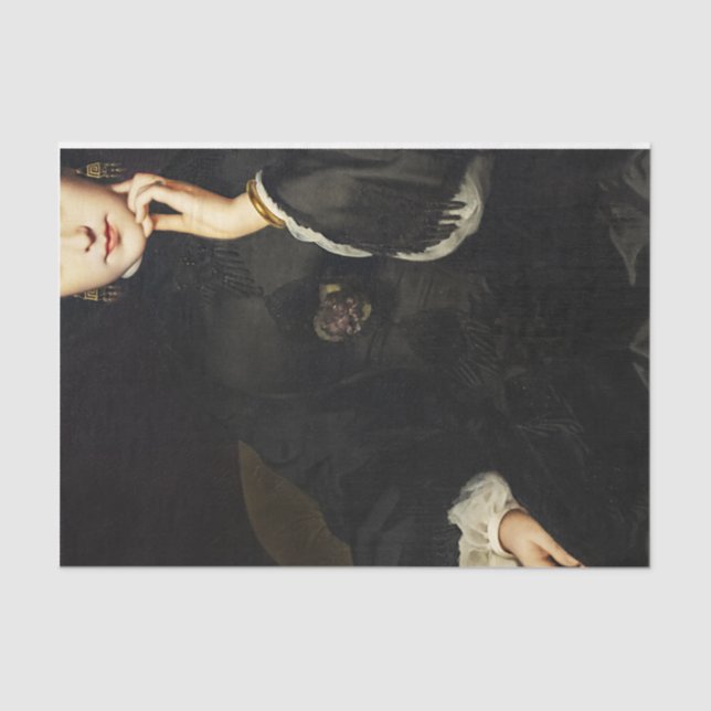 Lady in Black Tissue Paper (Front)