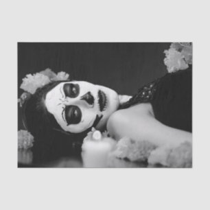 LADY IN DAY OF THE DEAD COSTUME Tissue Paper