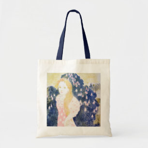 Lady in Pink Dress, Maurice Denis Tote Bag