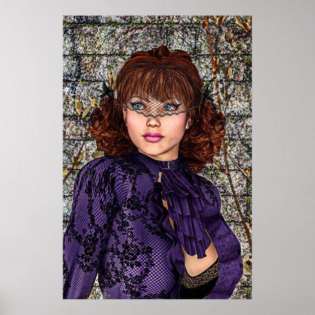 Lady in Purple Poster (Front)