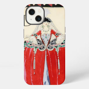 LADY IN RED,BEAUTY FASHION COSTUME DESIGN MONOGRAM iPhone 13 CASE