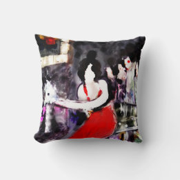 " Lady in Red " Med Cushion