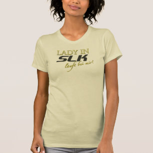 Lady in SLK Mercedes T-Shirt