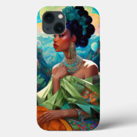 Lady In Surreal World African American Art