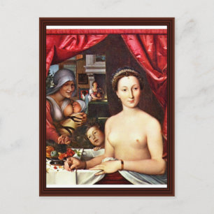 Lady In The Bath (Portrait Of Diane De Poitiers) Postcard