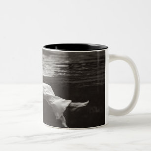 Lady in the Coffee Two-Tone Coffee Mug