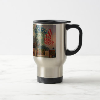 Lady in the Harbour. Travel Mug