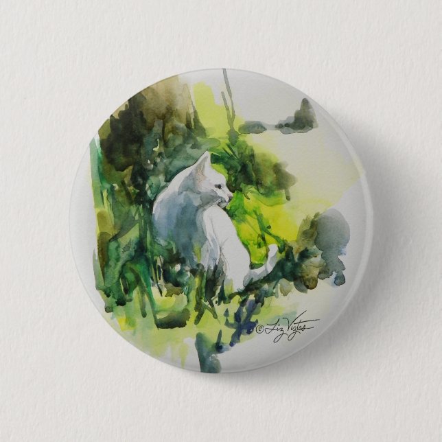 Lady In The Sun Button (Front)
