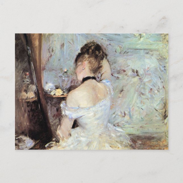 Lady in the Toilet by Berthe Morisot Postcard (Front)