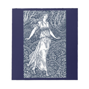 lady in the Woods Notepad