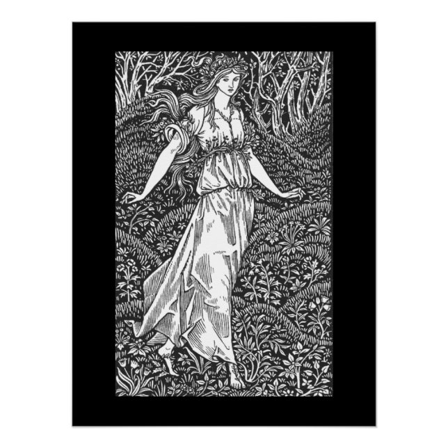 lady in the Woods Poster (Front)