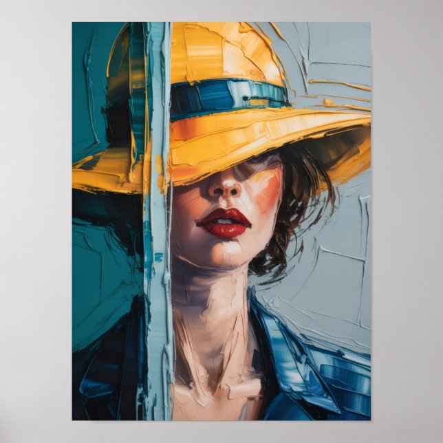 Lady in the Yellow Hat Poster (Front)