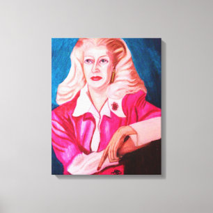 LADY IN WAITING canvas Print