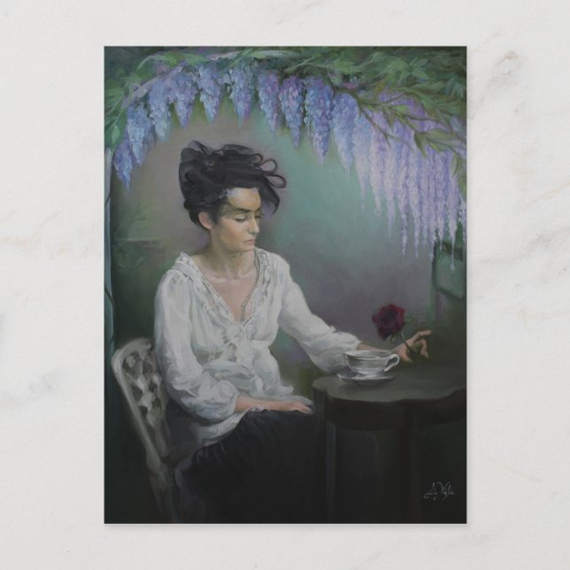 Lady in Waiting Postcard (Front)