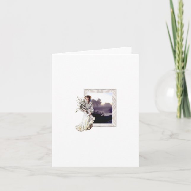 Lady in White Card (Front)
