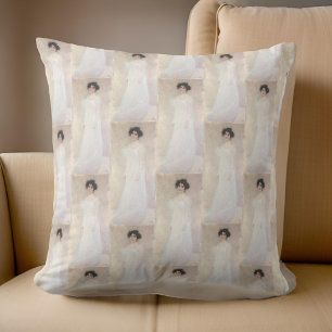 Lady in White G. Klimt Cushion