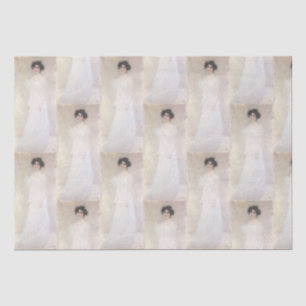  Lady in White Gustave Klimt Tissue Paper