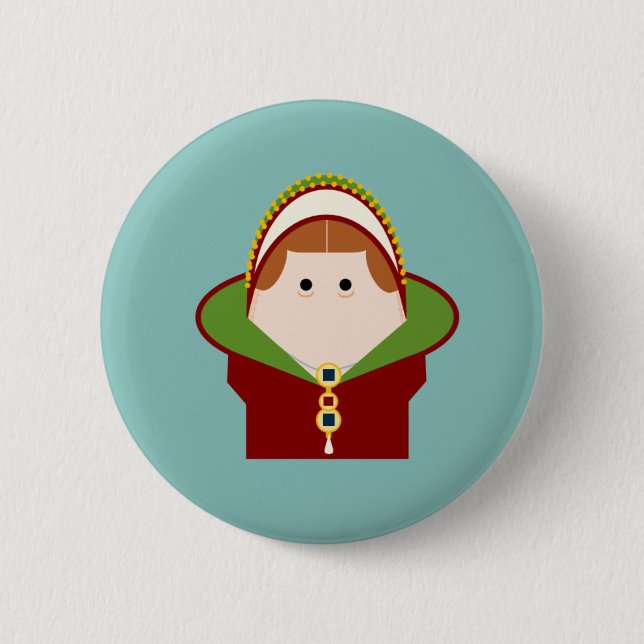 Lady Jane Grey 6 Cm Round Badge (Front)