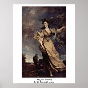 Lady Jane Halliday By Sir Joshua Reynolds Poster