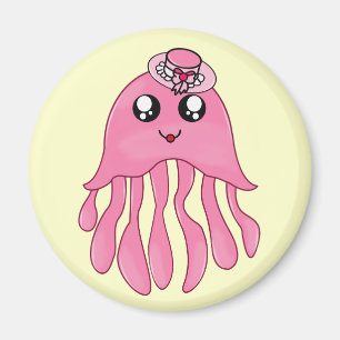 Lady Jellyfish Magnet