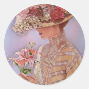 Lady Jessica Classic Round Sticker
