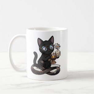 Lady Justice Black Cat Lawyer Coffee Mug