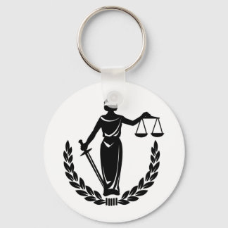 LADY JUSTICE CO. KEY RING