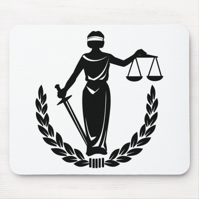 LADY JUSTICE CO. MOUSE MAT (Front)