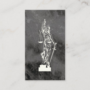 Lady Justice Law Appointment Card