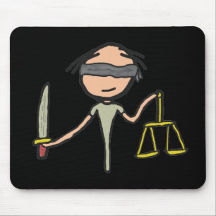 Lady Justice Mouse Mat