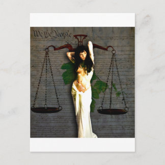 Lady Justice Postcard