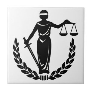 Lady Justice Tile