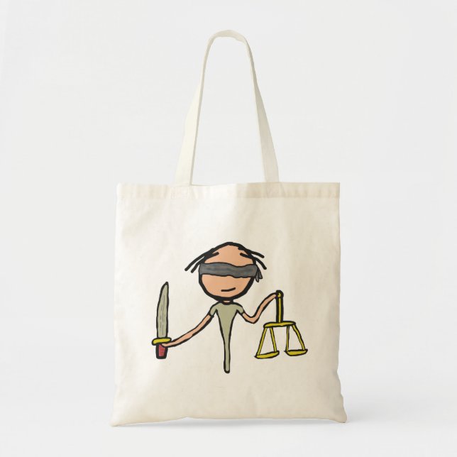 Lady Justice Tote Bag (Front)