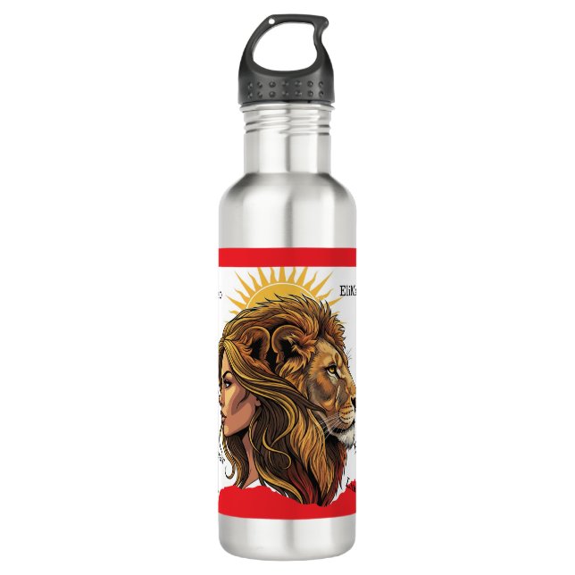 Lady Leo León Zodiaco Water Bottle (Front)
