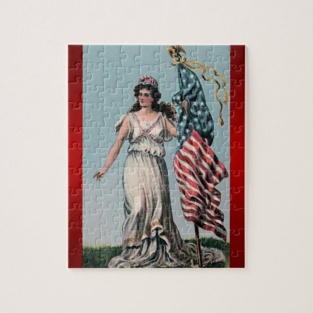 Lady Liberty 1 Jigsaw Puzzle (Vertical)